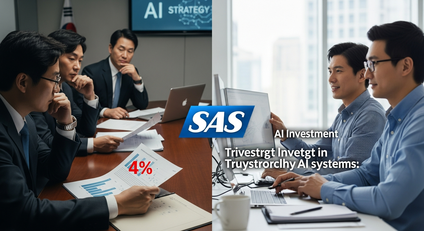 “IT강국이라더니...” 한국, AI 신뢰 투자율 4%로 글로벌 망신살