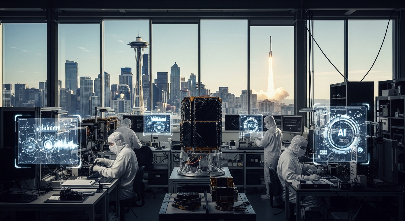 “전 세계 위성 65% 싹쓸이했다” 시애틀이 우주 정복 나선 진짜 이유