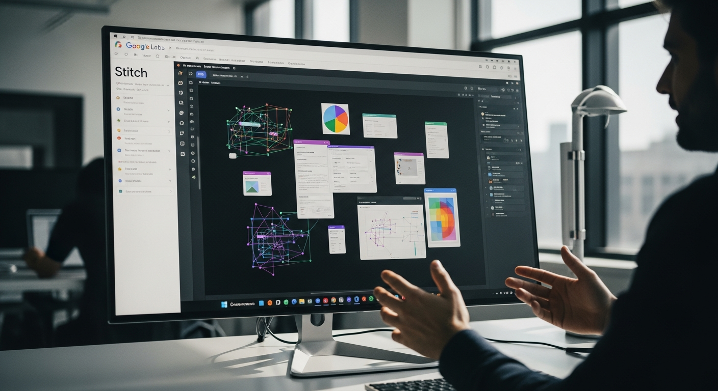 “말로 하면 디자인 끝?” 구글 스티치로 초보자도 앱 만든다