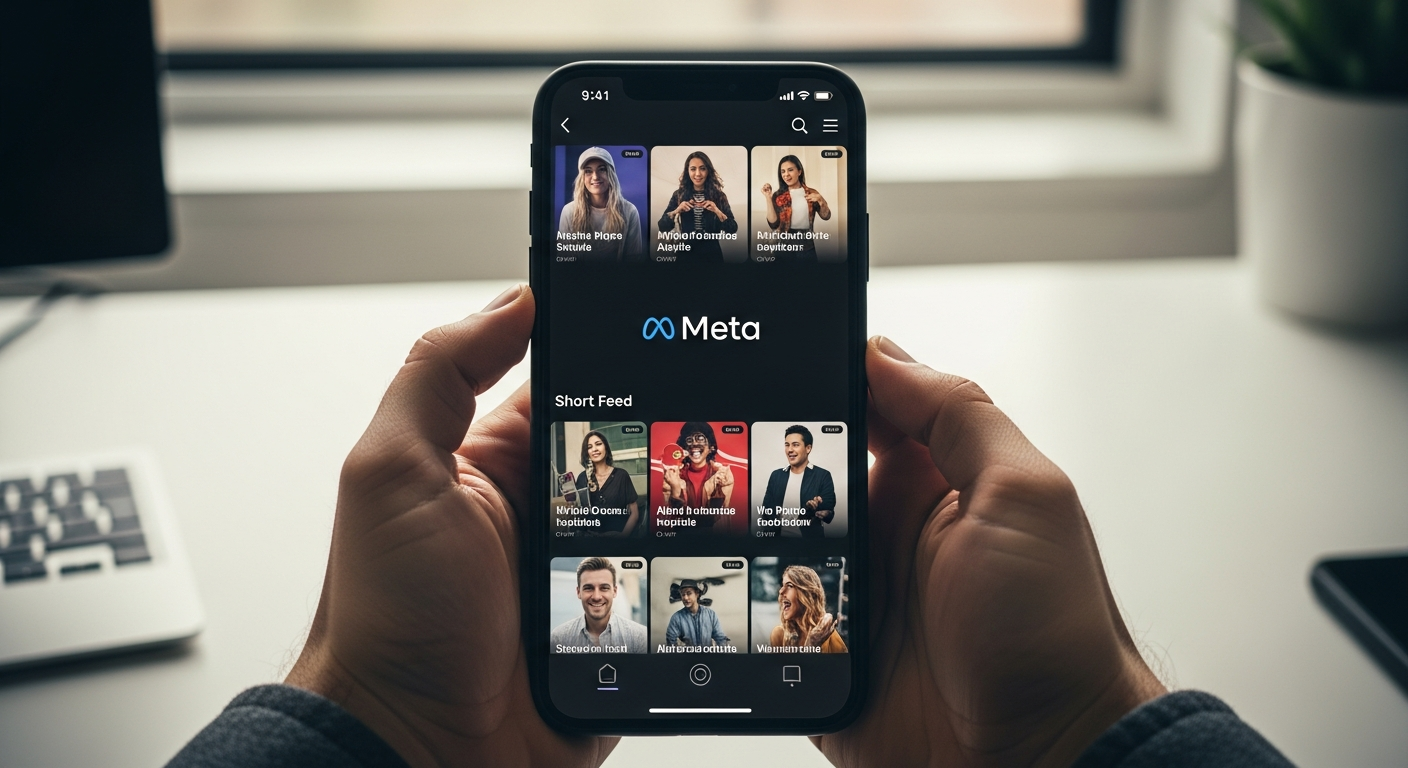 “틱톡 시대 끝?” 메타, AI 영상 앱 ‘바이브스’ 승부수