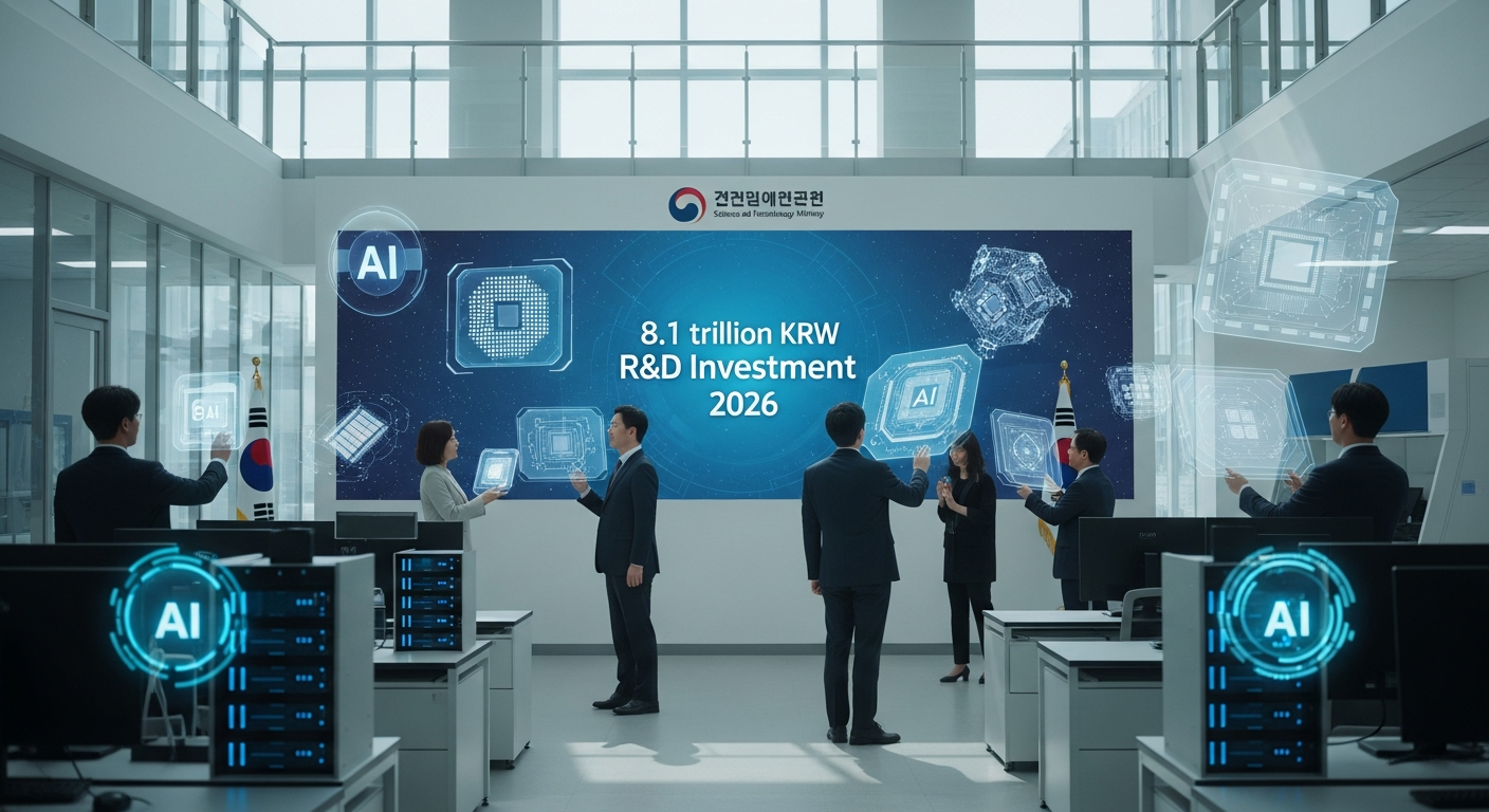 “8조 원 투입되는 한국 AI” 2026년 세계 3강 도약 목표 확정