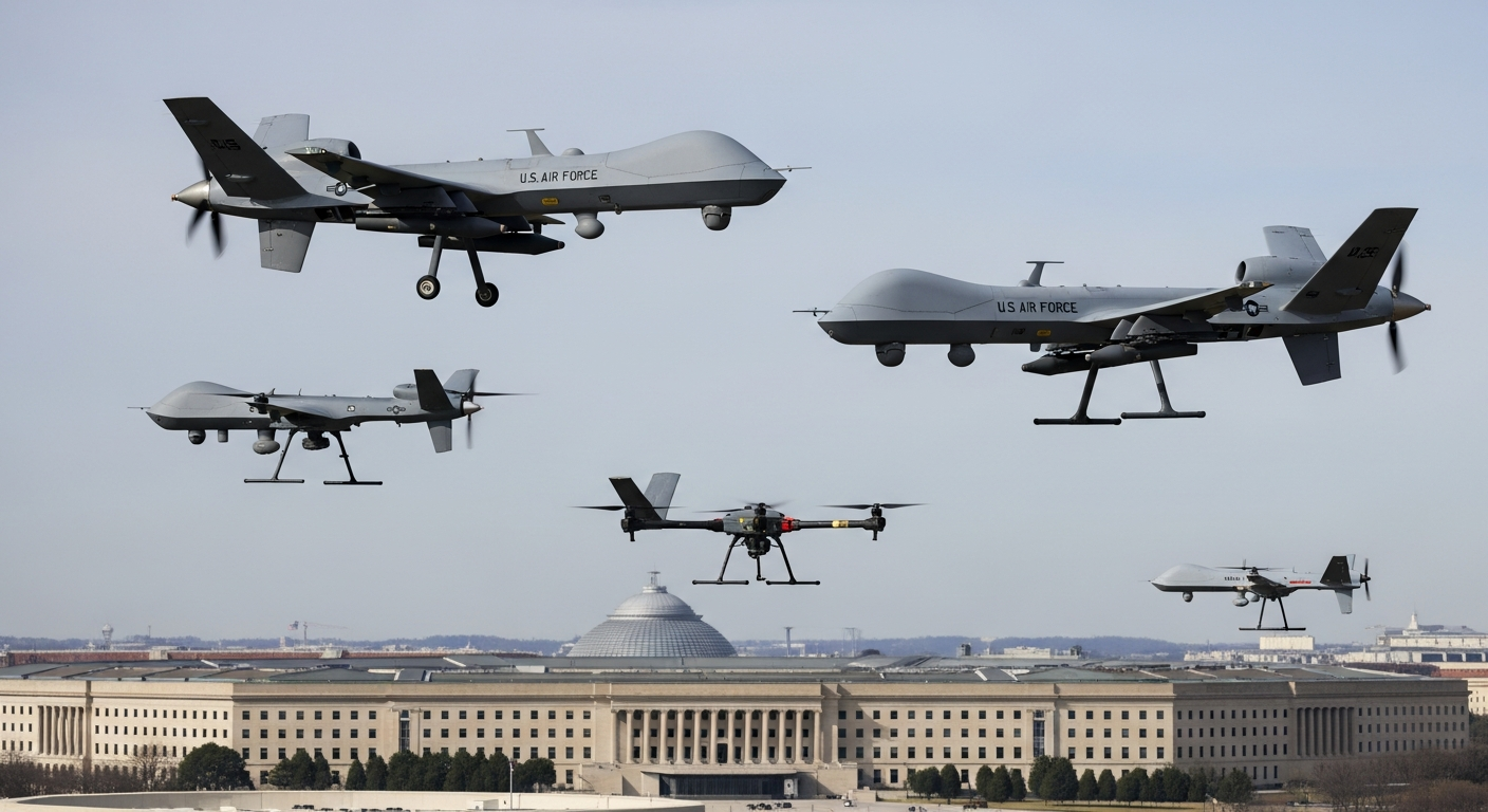 “로봇 군대 시대 온다” 미군 드론 예산 74조원, 한국 제쳤다
