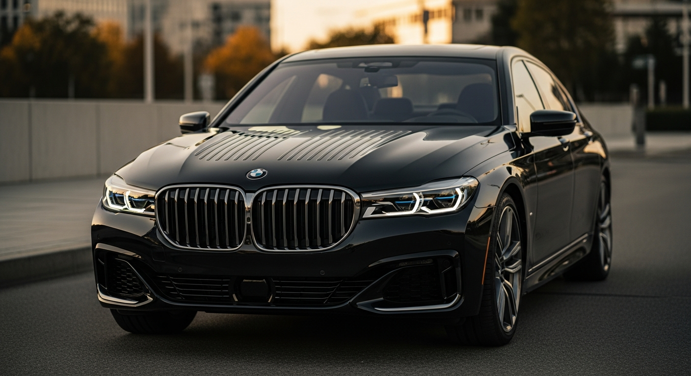 "주행거리 350마일 폭증?" BMW i7 신형 공개, 테슬라 충전기까지 품었다