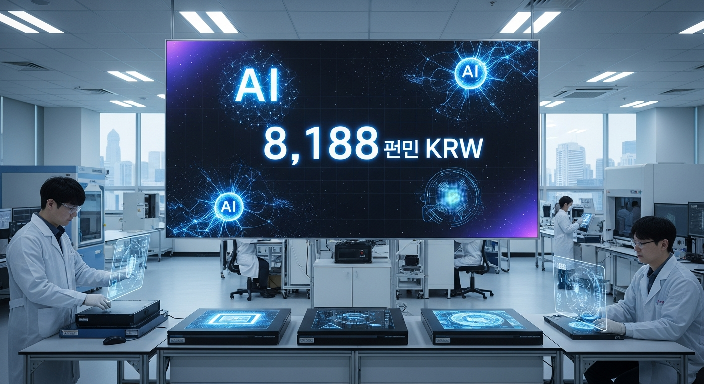 “AI 3강 도약 가능?” 8조 원 쏟아붓는 한국의 승부수