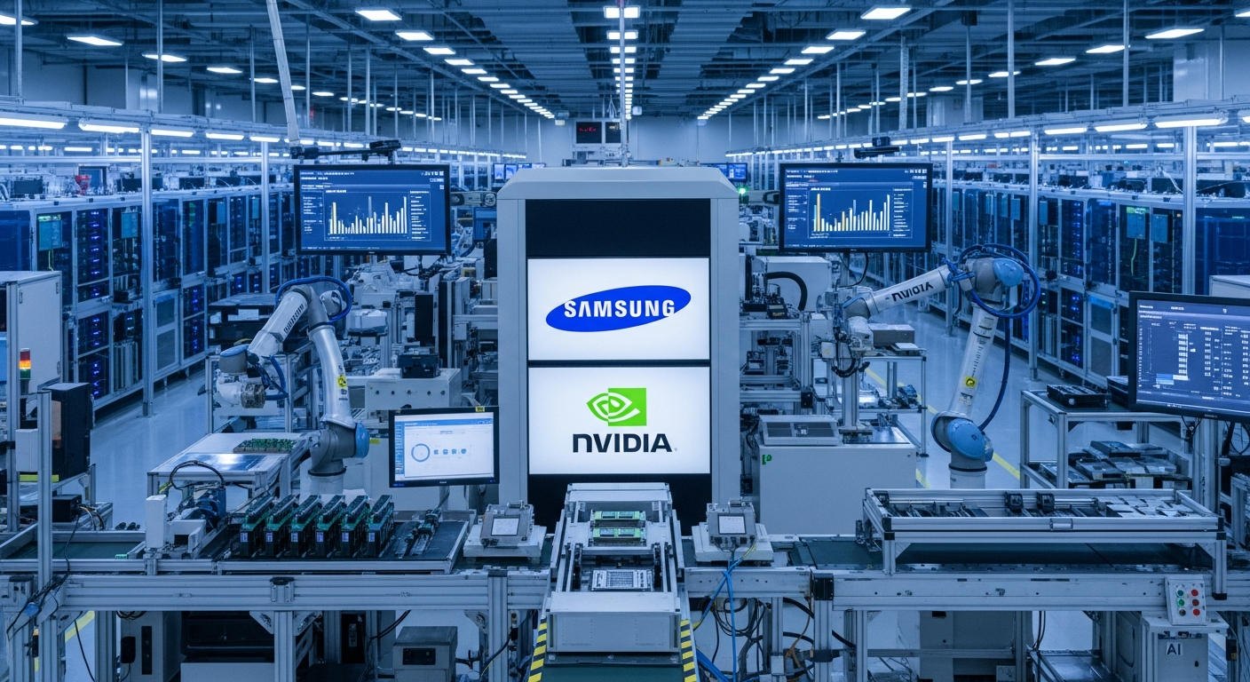 “인간은 이제 나가라?” 삼성-엔비디아의 완전 자동화 AI 반도체 공장