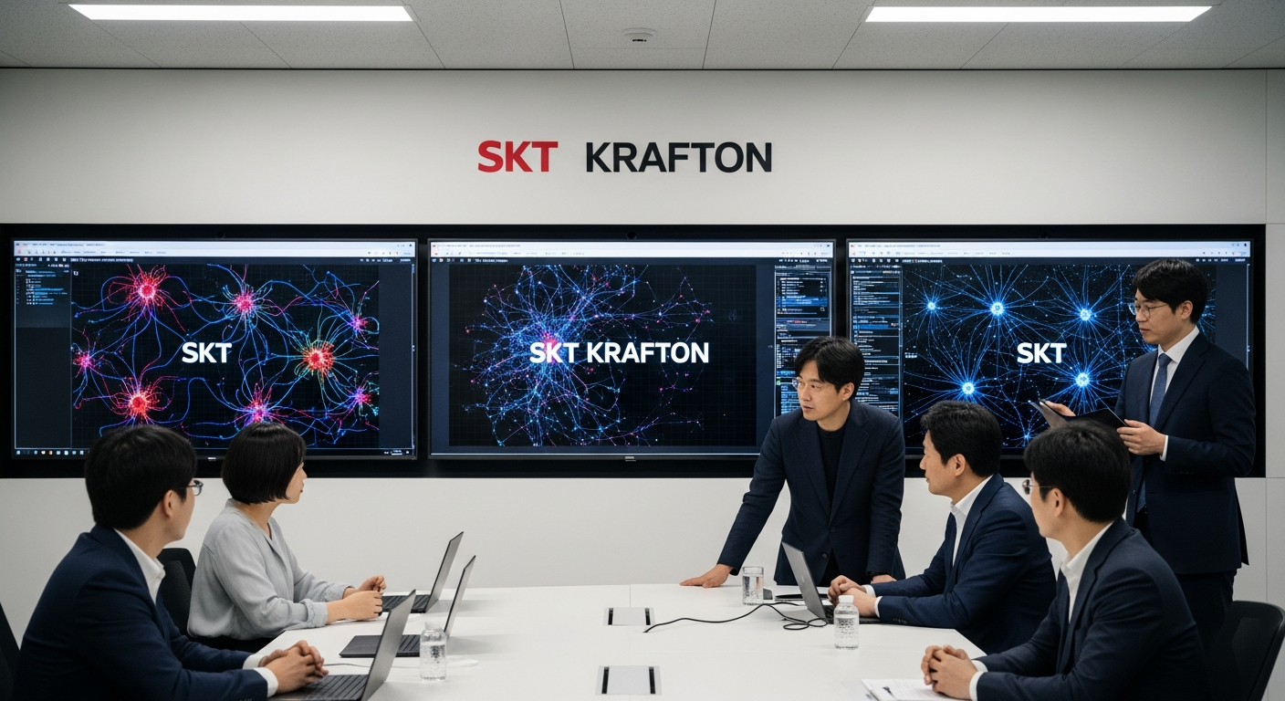 "ChatGPT 긴장해라" SKT와 크래프톤, 5000억짜리 국산 AI 만든다