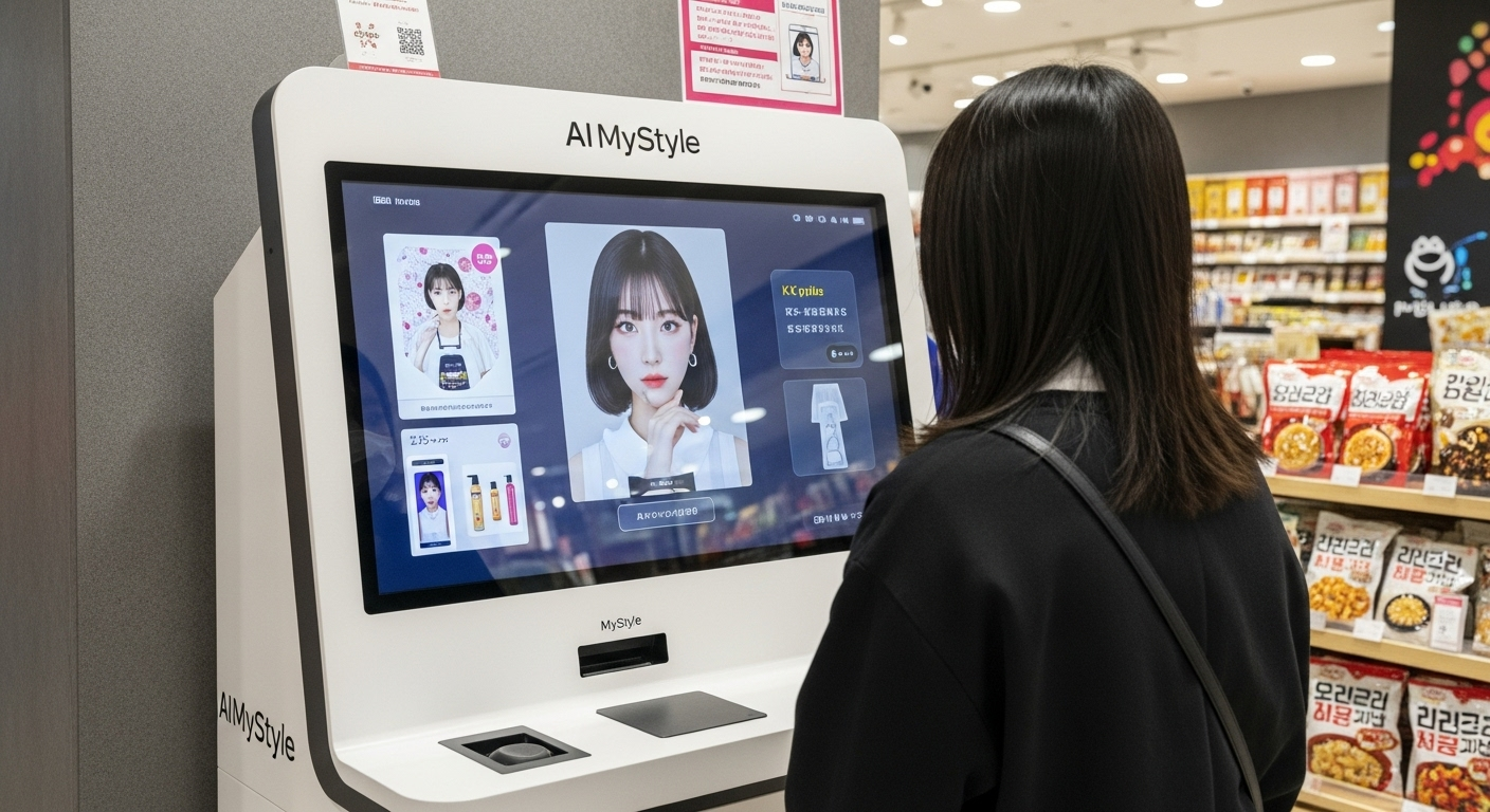 “K팝 아이돌로 변신했더니” 일본 매장 매출 20% 급증시킨 한국 AI