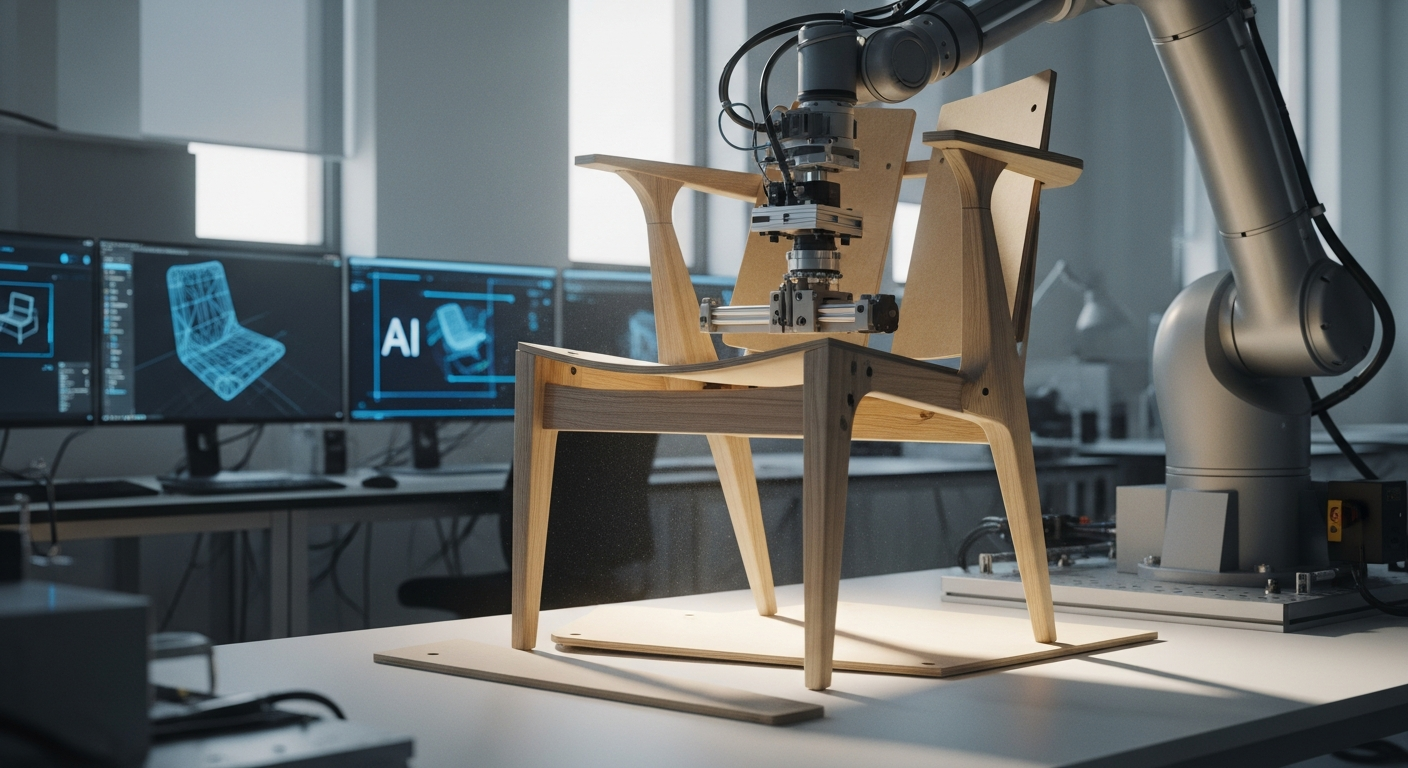 “가구 공장 비상!” 말만 하면 로봇이 의자 뚝딱 조립