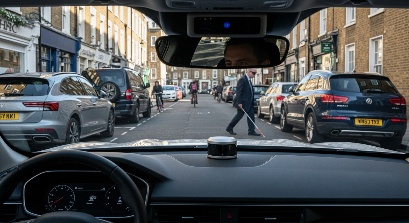 “눈먼 사람 칠 뻔했다?” 런던 최악 도로에 던져진 AI 자율주행차