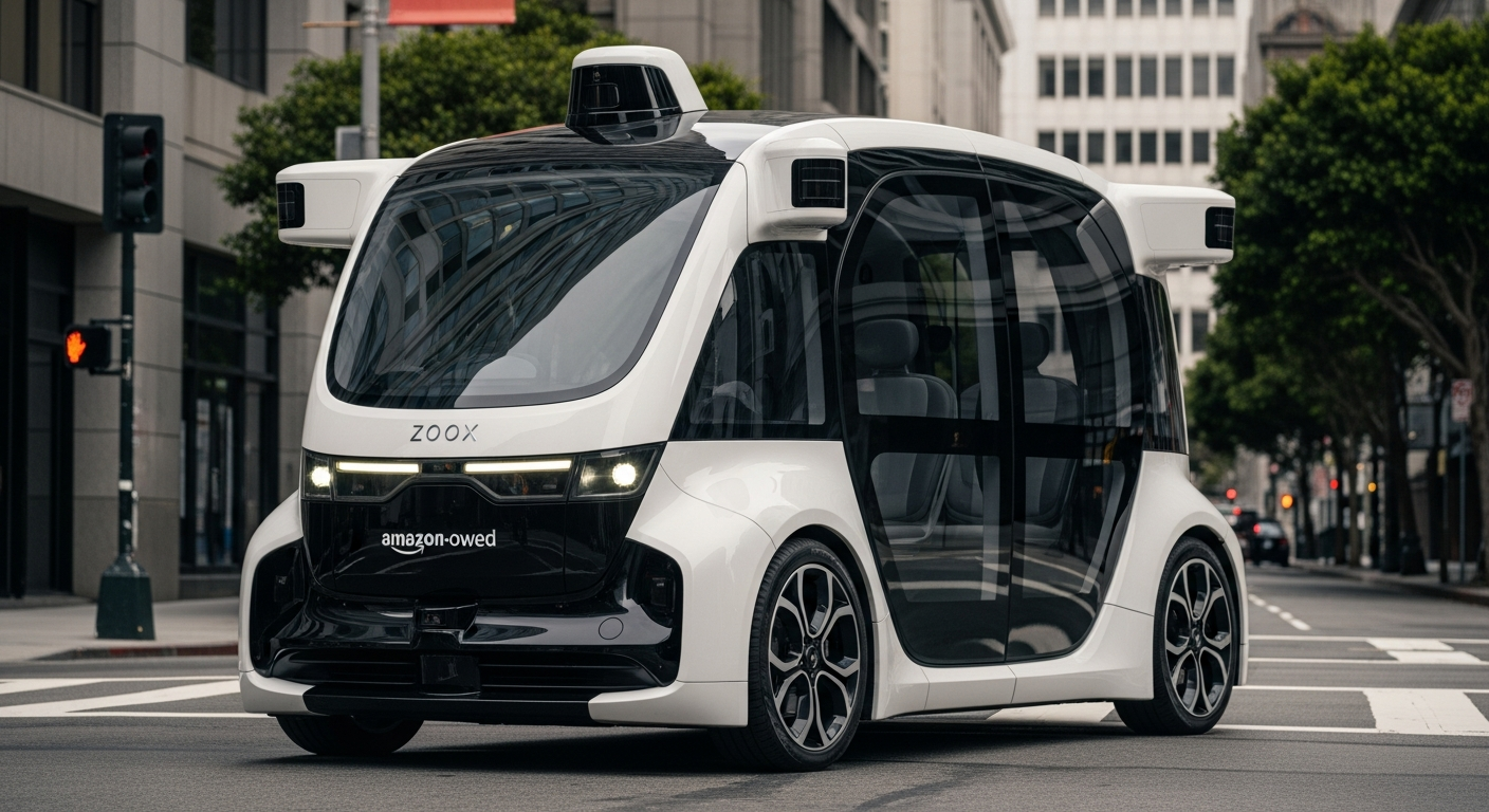 “운전석도 앞뒤도 없다?” 아마존이 만든 로보택시, 런던 택시보다 편할까?