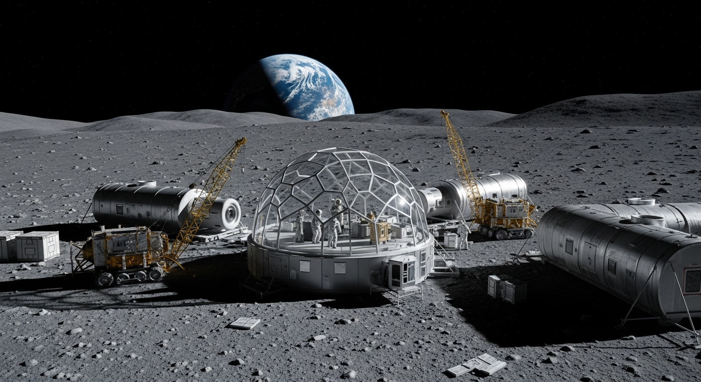 “화성 버리고 달 간다?” 머스크, 10년 내 우주 도시 건설