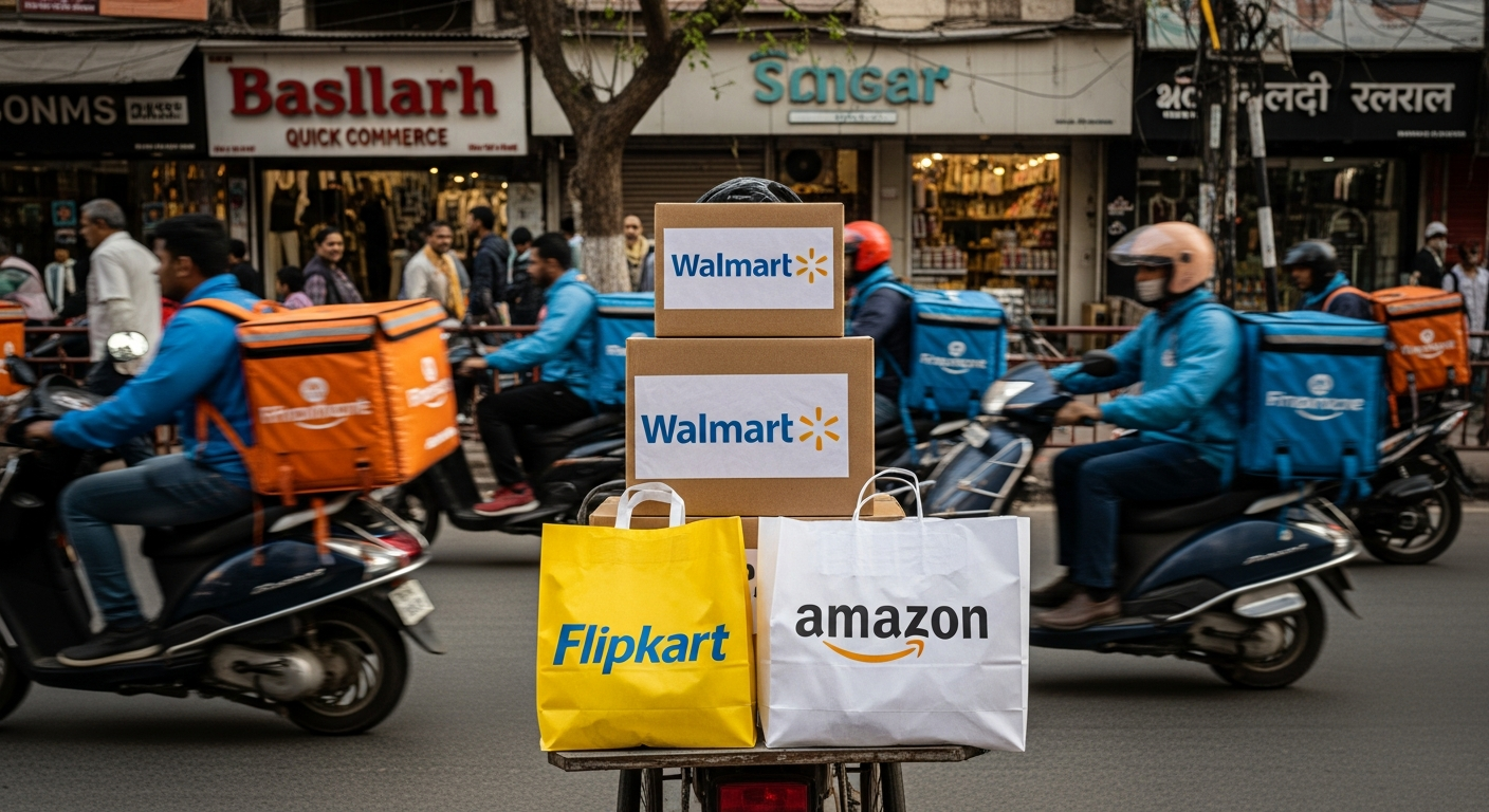 “인도 배달시장 다 먹나?” 월마트 아마존 공습에 비상