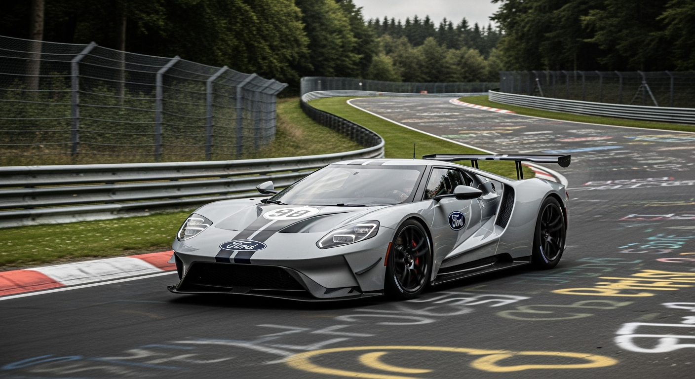 “벤츠보다 13초 빨라” 뉘르부르크링 정복한 포드 GT Mk IV의 위엄